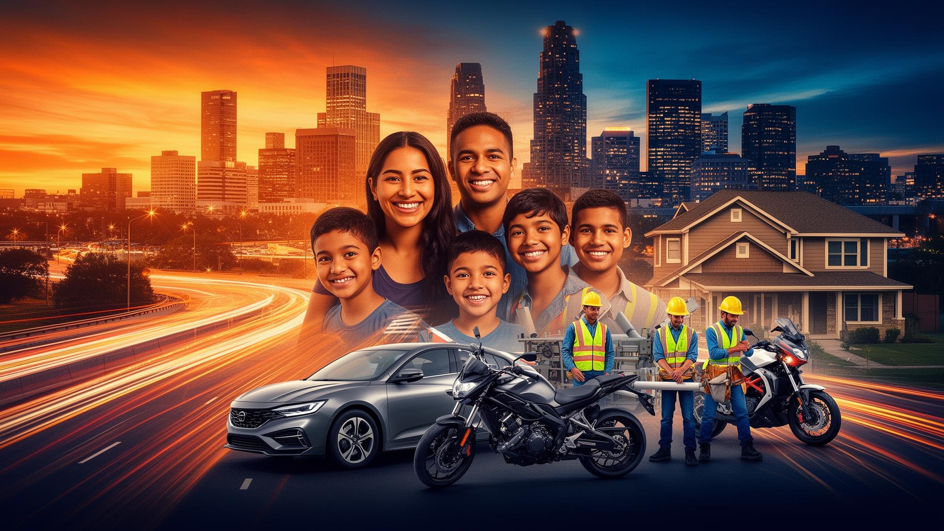 LC Insurance Dallas TX — autos, familias, casa, motos y workers comp